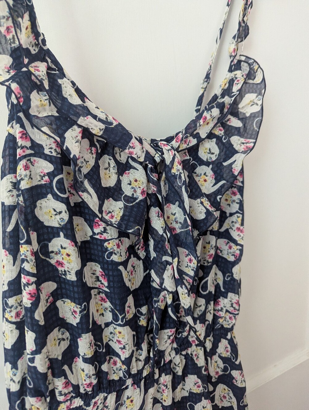 Disney Lauren Conrad Chiffon Alice In Wonderland Mad Hatter Tea Party Dress XXL - Picture 5 of 12